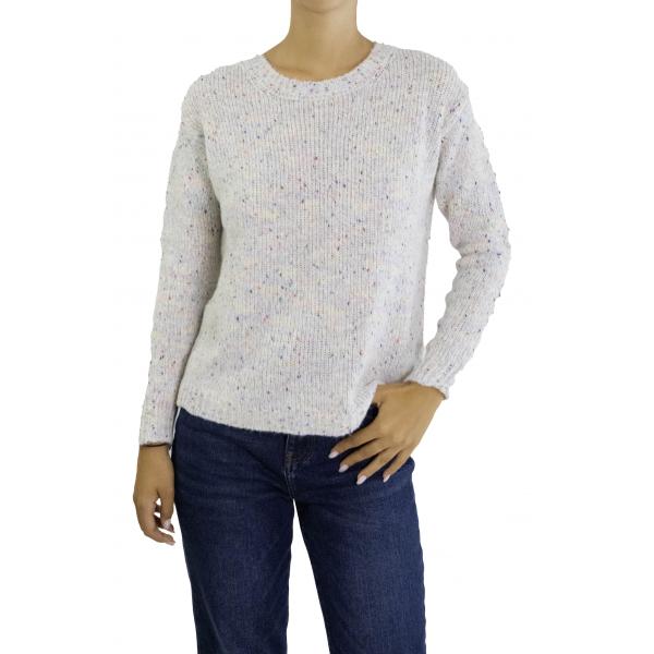 Maglia girocollo multicolor 